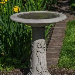 Campania Iris Birdbath Birding